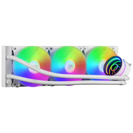 Mars Gaming ML-ONE360 Blanco, Refrigeración Líquida CPU, TDP 550W, Espejo Infinito