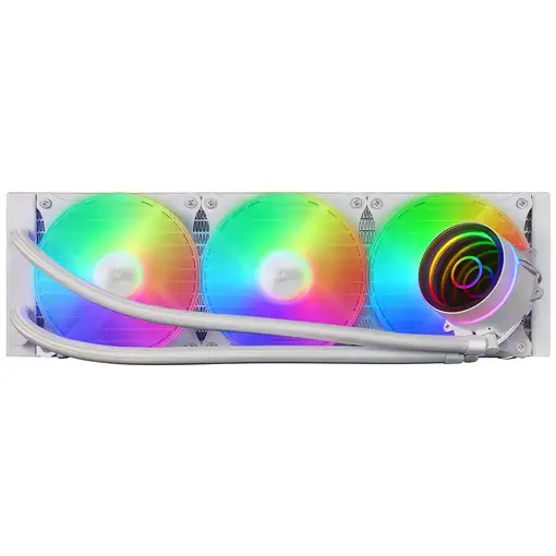 Mars Gaming ML-ONE360 Blanco, Refrigeración Líquida CPU, TDP 550W, Espejo Infinito