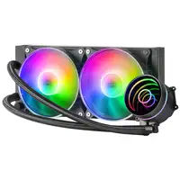 Mars Gaming ML-ONE240, Refrigeración Líquida CPU, TDP 400 W, Espejo Infinito, 2 Ve