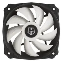 NOX Hummer H-212 Procesador Enfriador 12 cm Aluminio, Negro, Blanco 1 pieza(s)