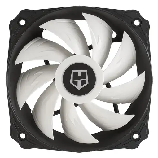 NOX Hummer H-212 Procesador Enfriador 12 cm Aluminio, Negro, Blanco 1 pieza(s)