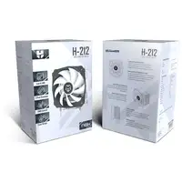 NOX Hummer H-212 Procesador Enfriador 12 cm Aluminio, Negro, Blanco 1 pieza(s)