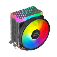 Mars Gaming MCPU33, Disipador CPU Dual FRGB, 3 Heatpipes HCT, TDP 140W, Ventilador