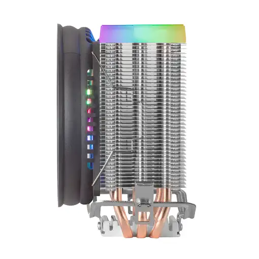 Mars Gaming MCPU33, Disipador CPU Dual FRGB, 3 Heatpipes HCT, TDP 140W, Ventilador