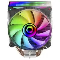 Mars Gaming MCPU-VR Negro, Disipador CPU, Doble Espejo Infinito ARGB, 4 Heatpipes