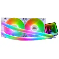 Mars Gaming ML-ULTRA240 Blanco, Refrigeración Líquida CPU, TDP 500W, Espejo Infini