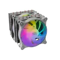 Mars Gaming Disipador CPU, Doble Torre Refrigeración, 6 Heatpipes HCT, TDP 300 W,