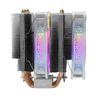 Mars Gaming Disipador CPU, Doble Torre Refrigeración, 6 Heatpipes HCT, TDP 300 W,