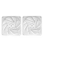 Mars Gaming MF-NCLX2, Kit 2x Ventiladores Ultrasilenciosos 120mm, Diseño Aspas Híb