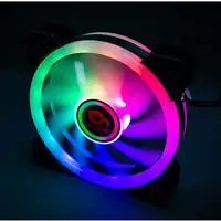 TALIUS Ventilador caja RGB Iris Spectrum 16Led 12cm (compatible sólo con caja Tal-