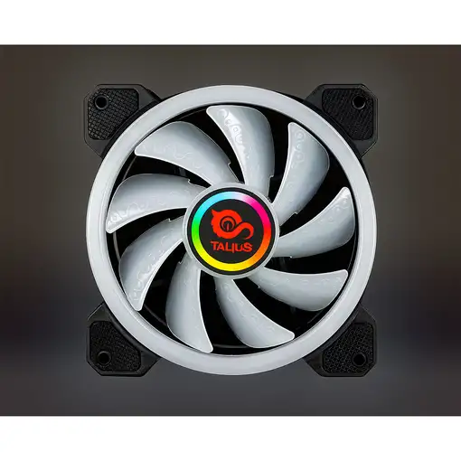 TALIUS Ventilador caja RGB Iris Spectrum 16Led 12cm (compatible sólo con caja Tal-