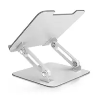 AISENS Soporte de Sobremesa 7-13 Ajustable Para Portatil / Tablet, Plata