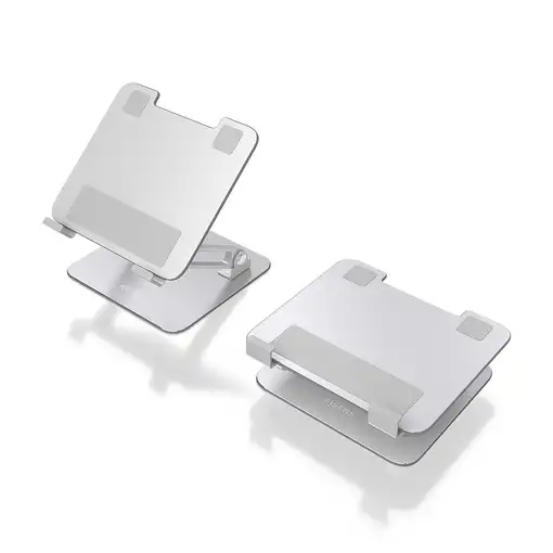 AISENS Soporte de Sobremesa 7-13 Ajustable Para Portatil / Tablet, Plata