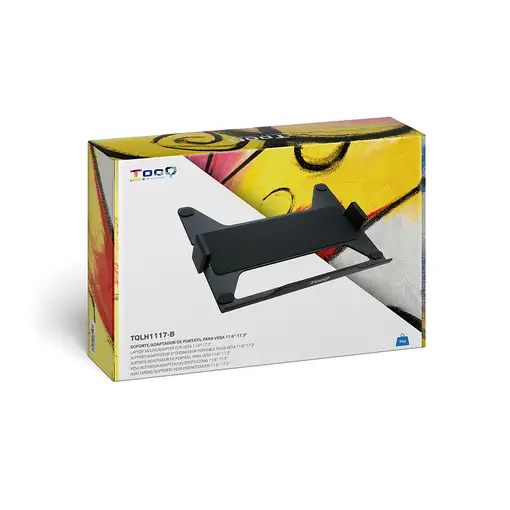 TooQ TQLH1117-B soporte para ordenador portátil Soporte articulado con bandeja par