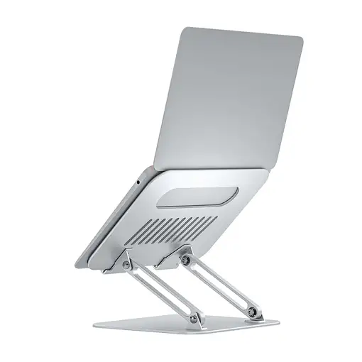 AISENS Soporte de Sobremesa XL 10-17 Ajustable para Portatil / Tablet, Plata