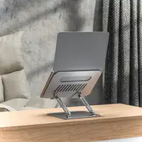 AISENS Soporte de Sobremesa XL 10-17 Ajustable para Portatil / Tablet, Plata