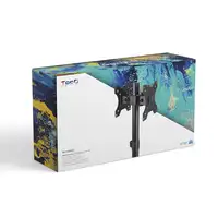 TooQ Soporte de Mesa para 2 Pantallas 17''-32'', Negro