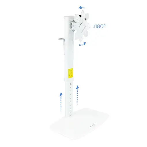 TooQ DB1127TN-W soporte para monitor 68,6 cm (27'') Escritorio Blanco
