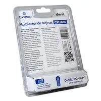 CoolBox CRE-065 lector de tarjeta USB 2.0 Negro