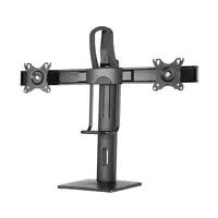 AISENS Soporte De Mesa Pro Contrapeso Giratorio E Inclinable Para 2 Monitores 6kg