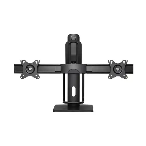 AISENS Soporte De Mesa Pro Contrapeso Giratorio E Inclinable Para 2 Monitores 6kg