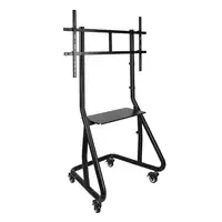 TooQ FS20200M-B Soporte de suelo con ruedas/patas para pantallas de 60'' - 105''