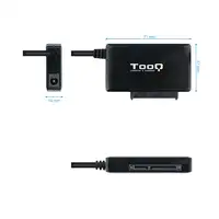 TooQ TQHDA-01A base de conexión para disco duro USB 3.2 Gen 1 (3.1 Gen 1) Type-A N