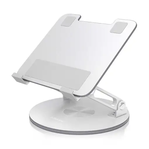 AISENS Soporte de Sobremesa Giratorio Ajustable Para Portatil / Tablet 7-13, Plata
