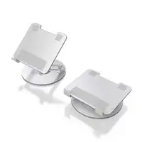 AISENS Soporte de Sobremesa Giratorio Ajustable Para Portatil / Tablet 7-13, Plata