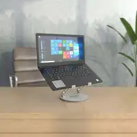 AISENS Soporte de Sobremesa Giratorio Ajustable Para Portatil / Tablet 7-13, Plata