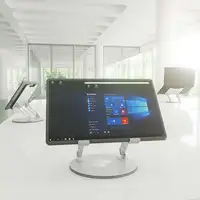 AISENS Soporte de Sobremesa Giratorio Ajustable Para Portatil / Tablet 7-13, Plata