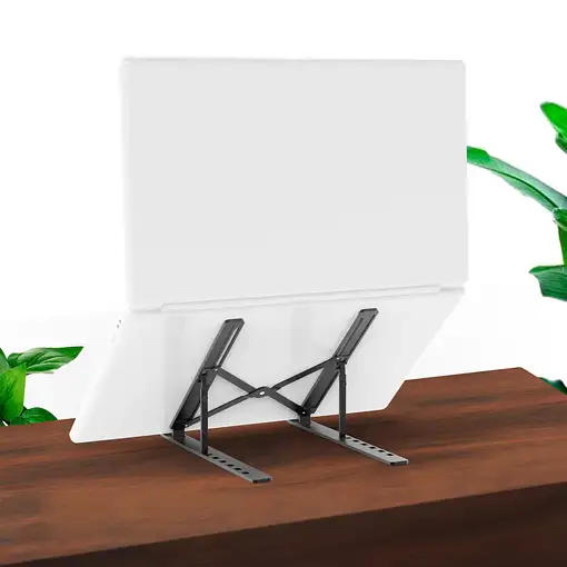 AISENS Soporte de Sobremesa Ajustable para Portatil / Tablet, Gris