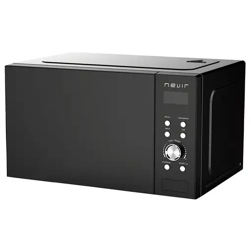 Nevir NVR-6316MDG25N microondas Negro Microondas con grill Encimera 25 L 850 W