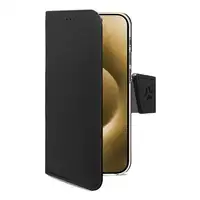 Celly WALLY1080 funda para teléfono móvil 17 cm (6.7'') Funda cartera Negro
