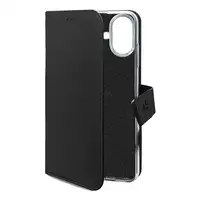 Celly WALLY1080 funda para teléfono móvil 17 cm (6.7'') Funda cartera Negro