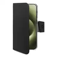 Celly WALLY1078 funda para teléfono móvil 15,5 cm (6.1'') Funda cartera Negro