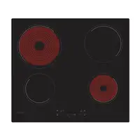 Candy Idea CH64CCB/4U2 Negro Integrado 59 cm Cerámico 4 zona(s)