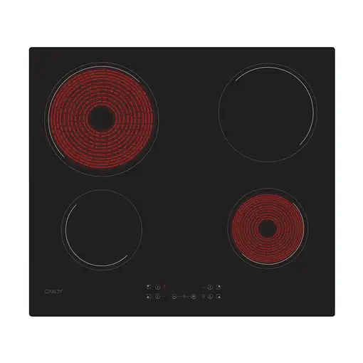 Candy Idea CH64CCB/4U2 Negro Integrado 59 cm Cerámico 4 zona(s)