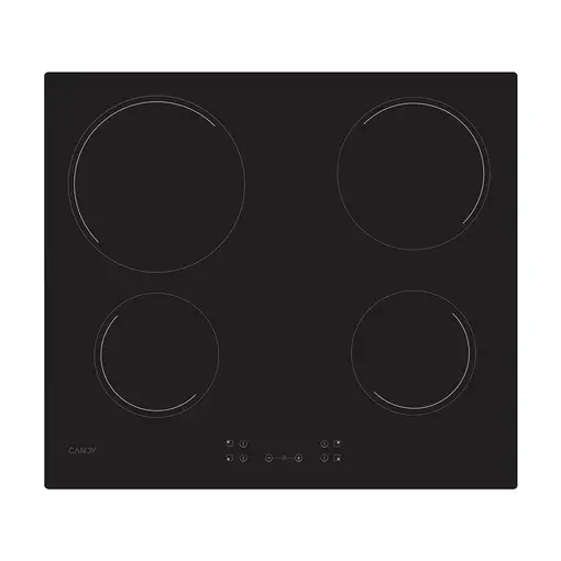 Candy Idea CH64CCB/4U2 Negro Integrado 59 cm Cerámico 4 zona(s)