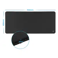 Ewent EW3182 alfombrilla para ratón Alfombrilla de ratón para juegos Negro