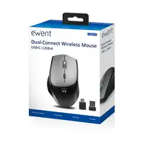 Ewent EW3245 ratón Oficina mano derecha RF inalámbrico Óptico 2400 DPI