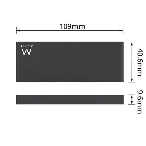 Ewent EW7023 caja para disco duro externo Caja externa para unidad de estado sólid