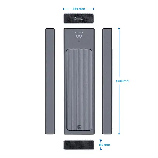 Ewent EW7022 caja para disco duro externo Caja externa para unidad de estado sólid