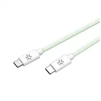Celly USBCUSBCCOTTGN cable USB 1,5 m USB C Verde, Blanco