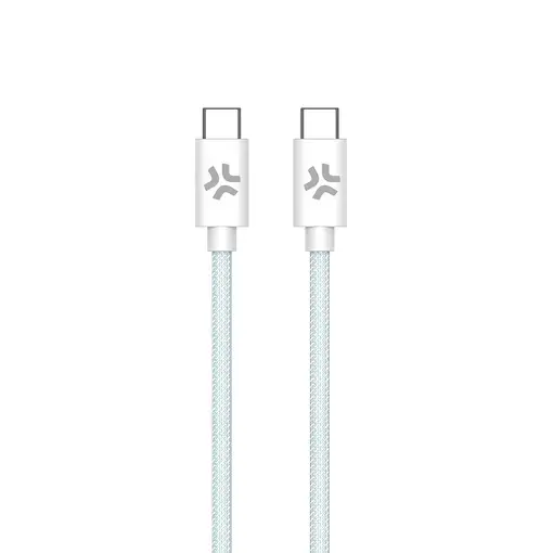 Celly USBCUSBCCOTTLB cable USB 1,5 m USB C Azul, Blanco
