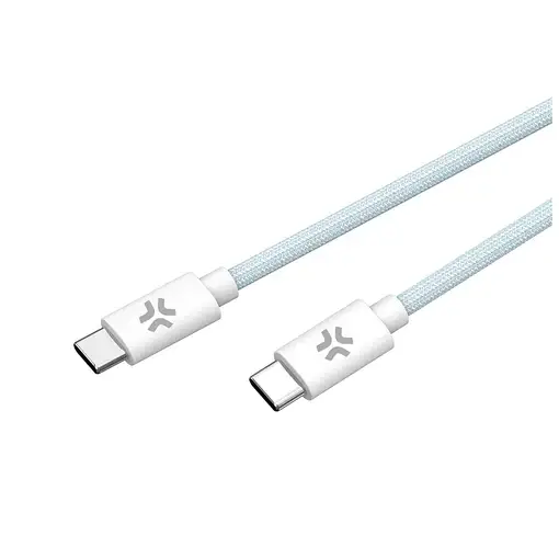 Celly USBCUSBCCOTTLB cable USB 1,5 m USB C Azul, Blanco