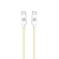 Celly USBCUSBCCOTTYL cable USB 1,5 m USB C Blanco, Amarillo