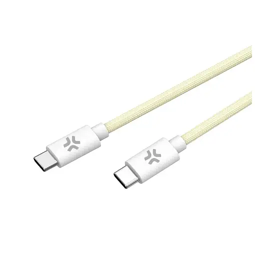 Celly USBCUSBCCOTTYL cable USB 1,5 m USB C Blanco, Amarillo