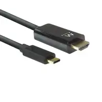 Ewent EW9824 adaptador de cable de vídeo 2 m USB Tipo C HDMI tipo A (Estándar) Neg
