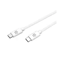 Celly USBCUSBCCOTTWH cable USB 1,5 m USB C Blanco